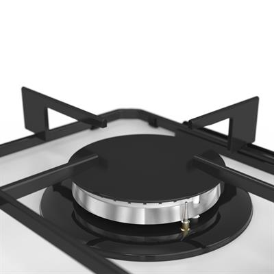 LA156 2 Gözü Gazlı Beyaz Ankastre Ocak