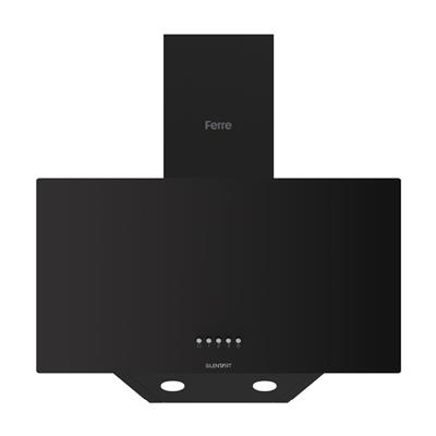 D086-SA Siyah SilentArt Tuşlu Davlumbaz