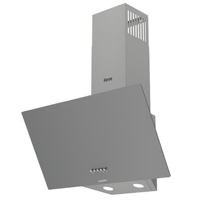 D088-SA Gri SilentArt Tuşlu Davlumbaz