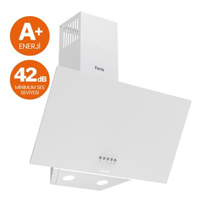 D087-SA Beyaz SilentArt Tuşlu Davlumbaz