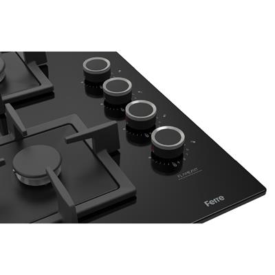 SC405-WFA 65cm Siyah FlameArt Ankastre Ocak