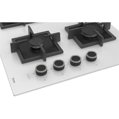 SC406-WFA 65cm Beyaz FlameArt Ankastre Ocak