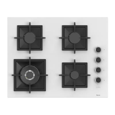 SC406-WFA 65cm Beyaz FlameArt Ankastre Ocak