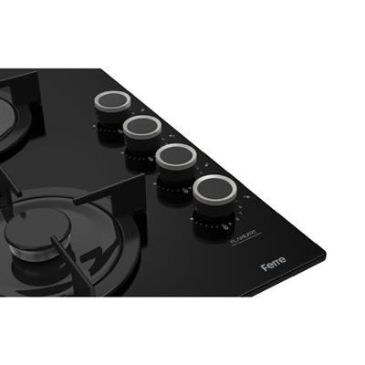 CS205-FA 60cm Siyah FlameArt Ankastre Ocak