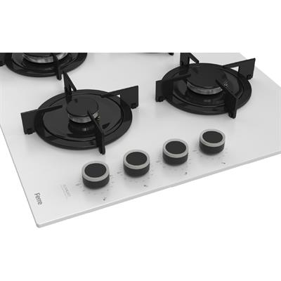 CS206-FA 60cm Beyaz FlameArt Ankastre Ocak