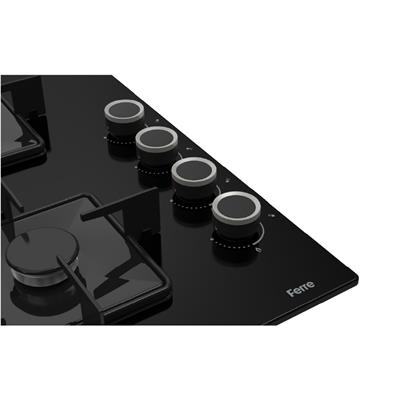 SS205 60cm Siyah Ankastre Ocak