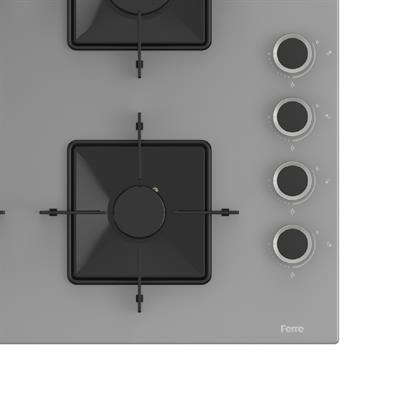SS208 60cm Gri Ankastre Ocak