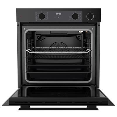 QEP64CS Siyah FryArt-Steam Ankastre Fırın