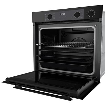 QEP64CS Siyah FryArt-Steam Ankastre Fırın