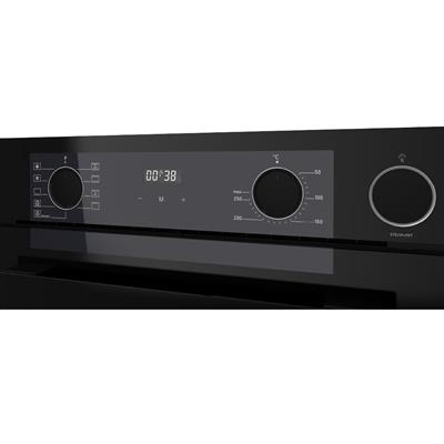 QEP64CS Siyah FryArt-Steam Ankastre Fırın