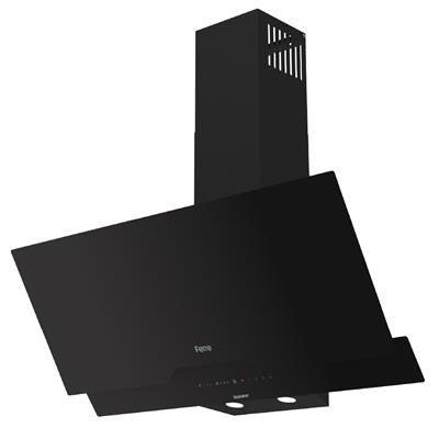 D067-SA Siyah SilentArt 90cm Girintili Davlumbaz