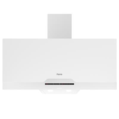 D068-SA Beyaz SilentArt 90cm Girintili Davlumbaz