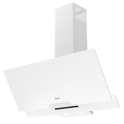 D068-SA Beyaz SilentArt 90cm Girintili Davlumbaz