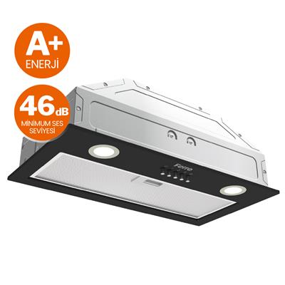 D050-SA SilentArt Siyah Gömme Aspiratör