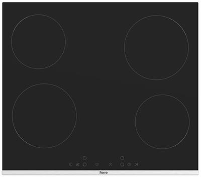ES261 60cm Vitroseramik Ankastre Cam Ocak