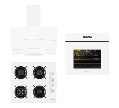 White Hera Beyaz Ankastre Set