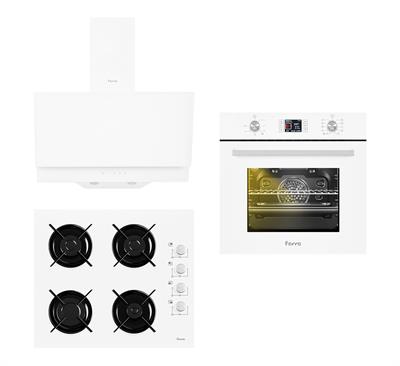 White Prado Beyaz Ankastre Set