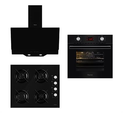 Black Grande Siyah Ankastre Set