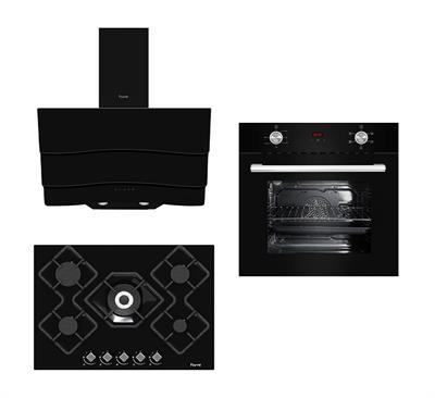 Black Preston Siyah Ankastre Set